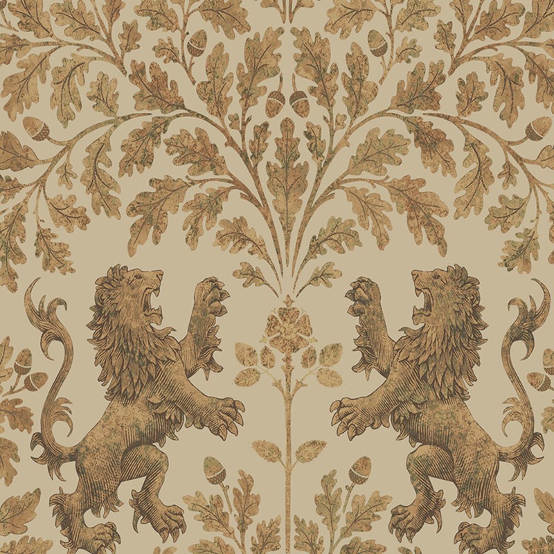 Papel pintado Cole & Son The Pearwood Boscobel Oak 116/10037