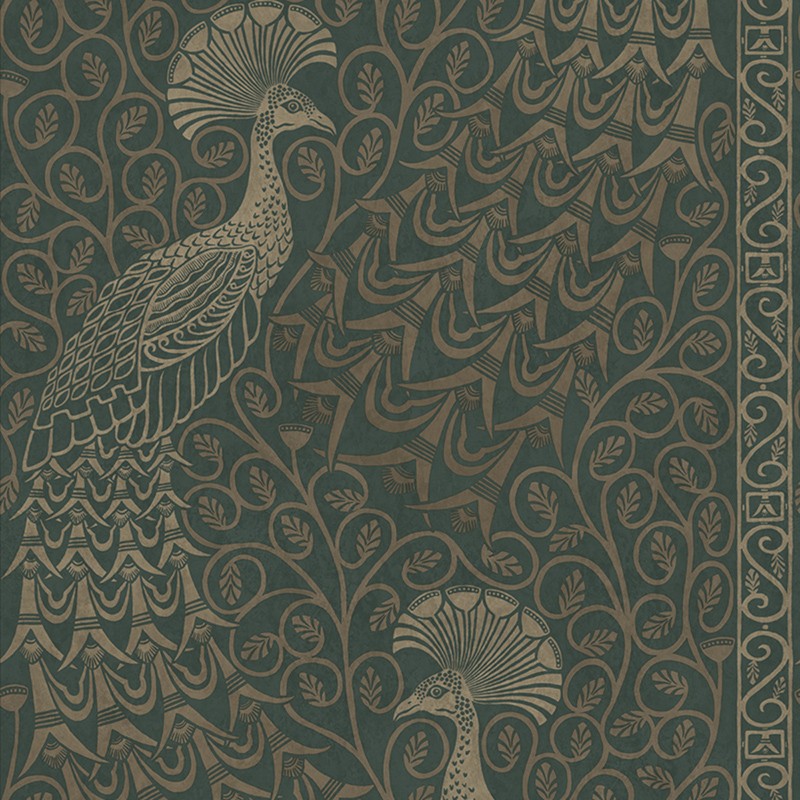 Papel pintado Cole & Son The Pearwood Pavo Parade 116/8031