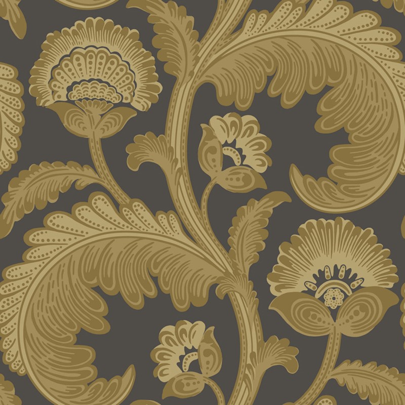 Papel pintado Cole & Son The Pearwood Fanfare Flock 116-7027