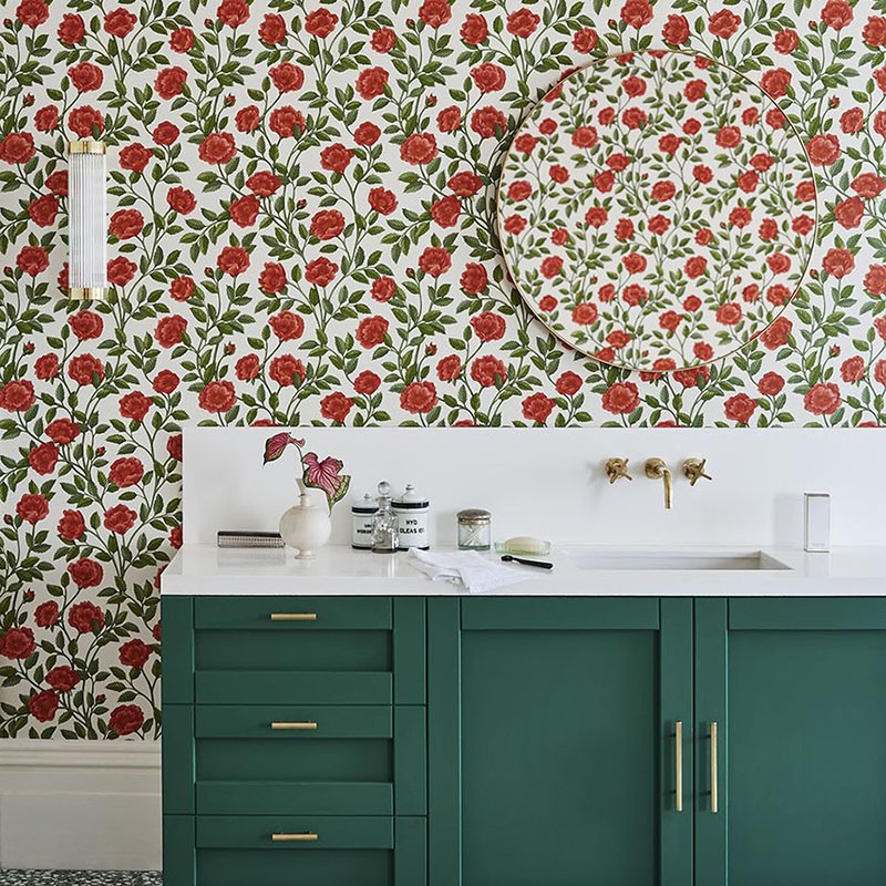 Papel pintado Cole & Son Historic Royal Palaces II Hampton Roses 118-7013