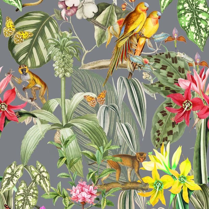 Papel Pintado Coordonné Brazil Parrots 9900006