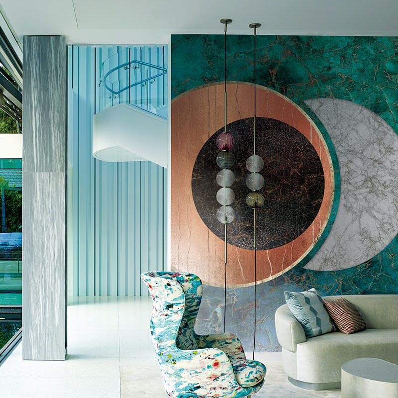 Mural Muance Cobalt 2 The Circle MU12073