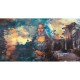 Mural Muance Cobalt 2 Dining with Mona MU12061