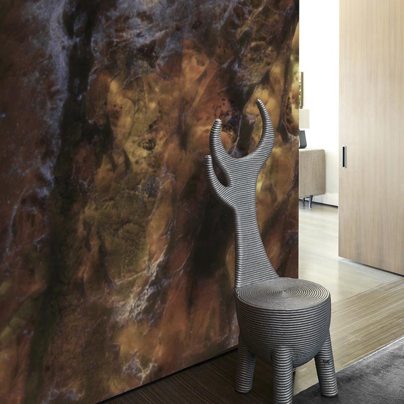 Mural Muance Collection 3 Amber Raw Marble MU13097
