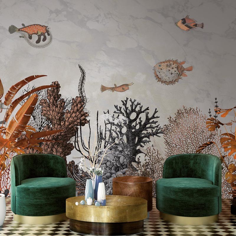 Mural Muance Collection 3 Amber Saint Lucia MU13091