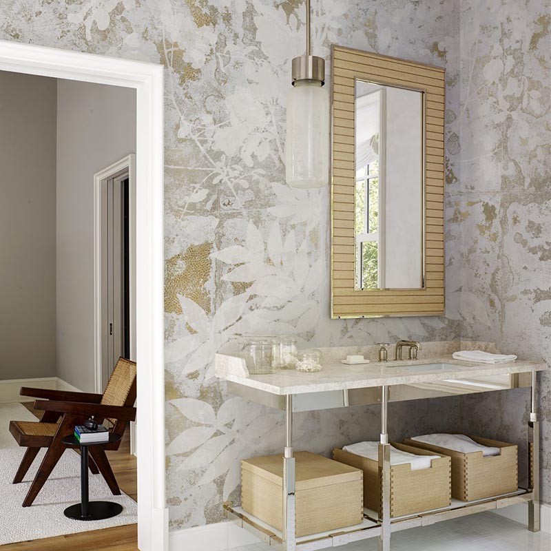 Mural Muance Collection 3 Amber Patina Gold MU13037