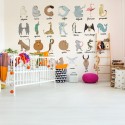 Animal Alphabet 9700140 Mural Random Kids Coordonné