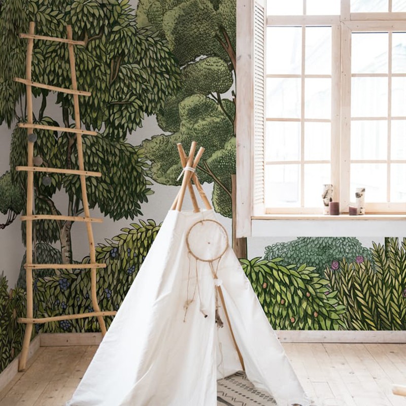 Mural Decorativo Coordonné Random Kids Green Forest 9700090