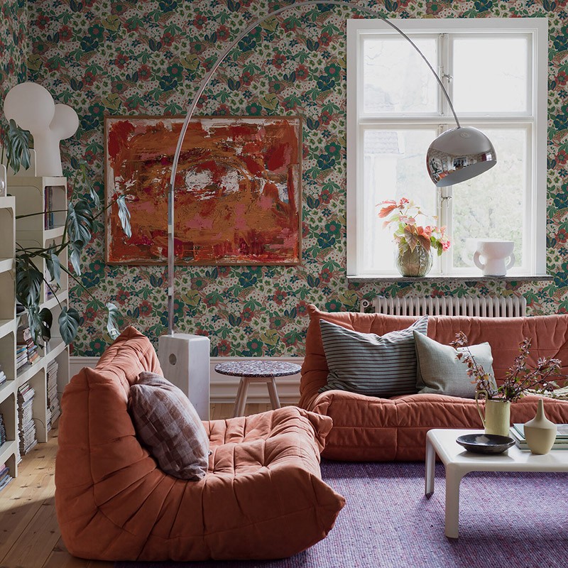 Papel Pintado Boras Tapeter Swedish Designers Kvackstepp 2086