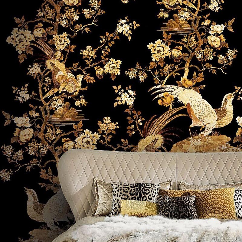 Papel pintado Roberto Cavalli nº 8 Gold Tree RC19117