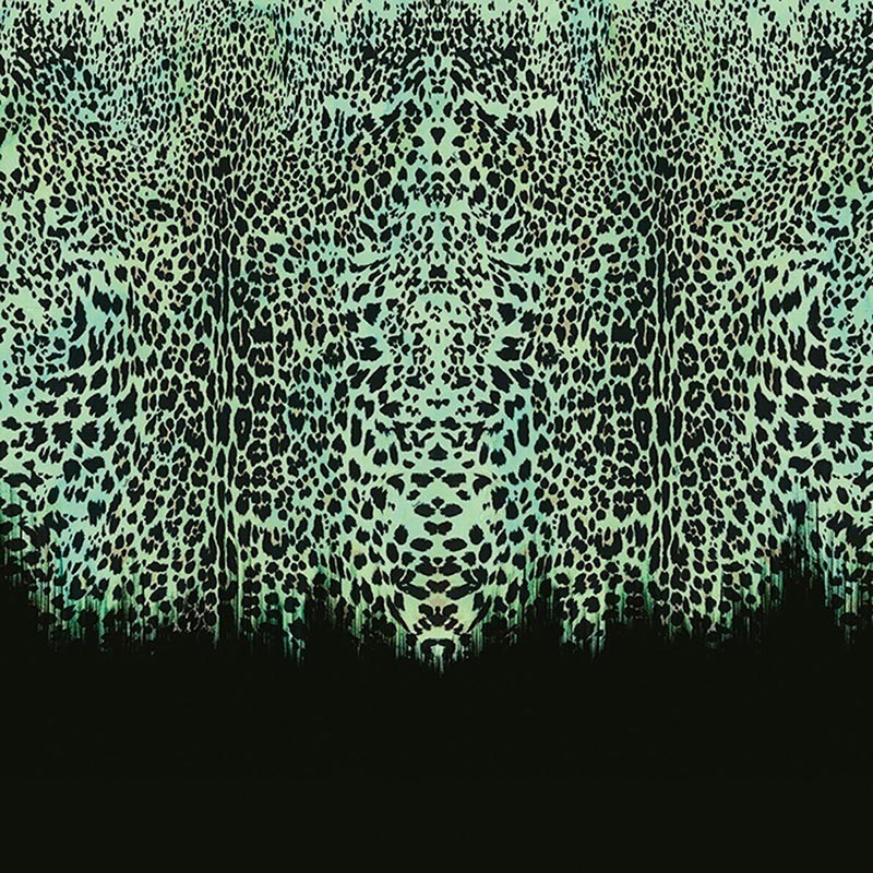 Papel pintado Roberto Cavalli nº 8 Ligh Blue Leopard RC19114