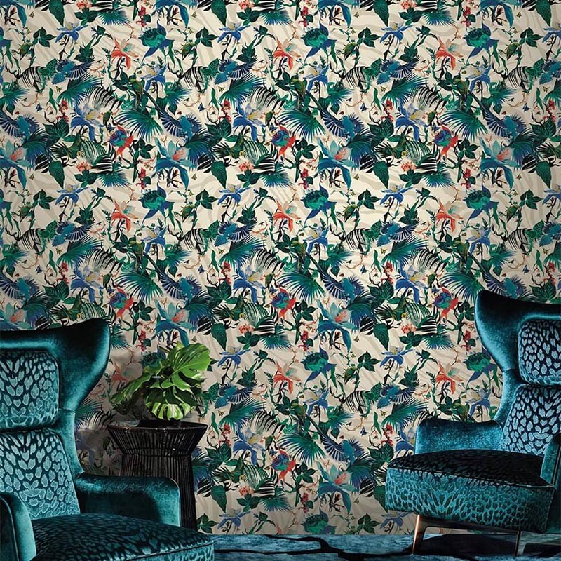 Papel pintado Roberto Cavalli nº 8 White Forest RC19107