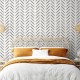 Papel pintado Holden Imaginarium II Chevron Brush Marks 13040