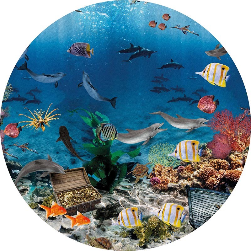 Mural Infantil Sofie & Junar Aquarium INK7675