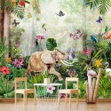 Sofie & Junar INK7665 Jungle Dance Mural Infantil