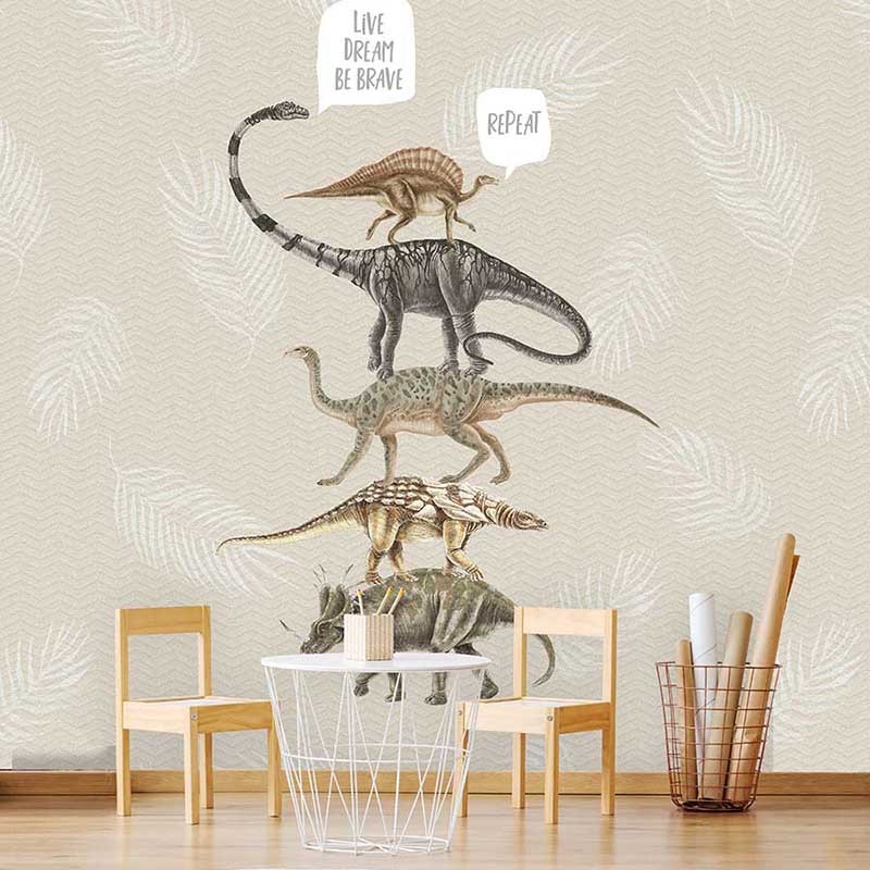 Mural infantil Iberostil Sofie & Junar Live, dream, be brave INK7643