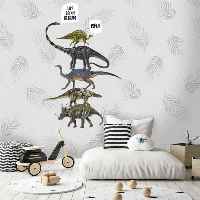 Mural infantil Iberostil Sofie & Junar Live, dream, be brave INK7641