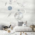 Sofie & Junar INK7629 Too the Moooon Mural Infantil