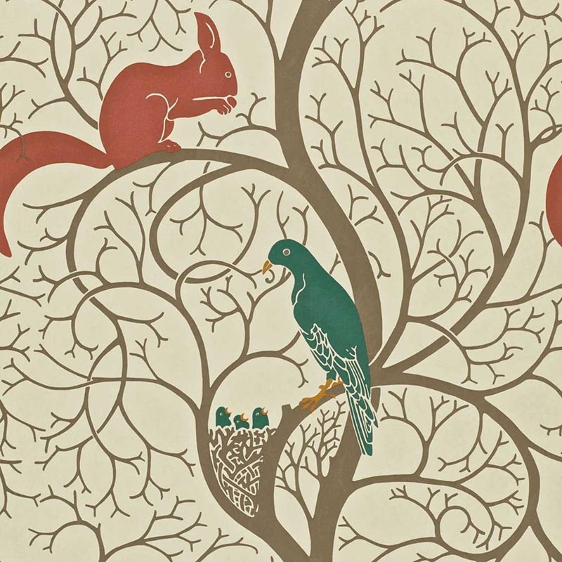Papel pintado One Sixty Squirrel de Sanderson DVIWSQ102