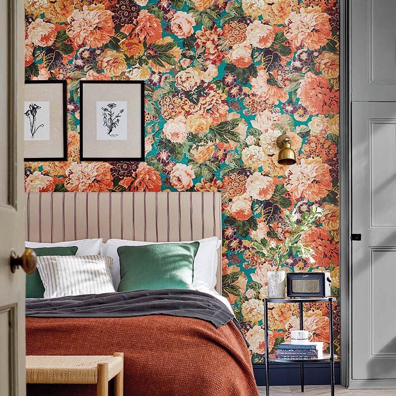 Papel pintado One Sixty Very Rose de Sanderson 217027