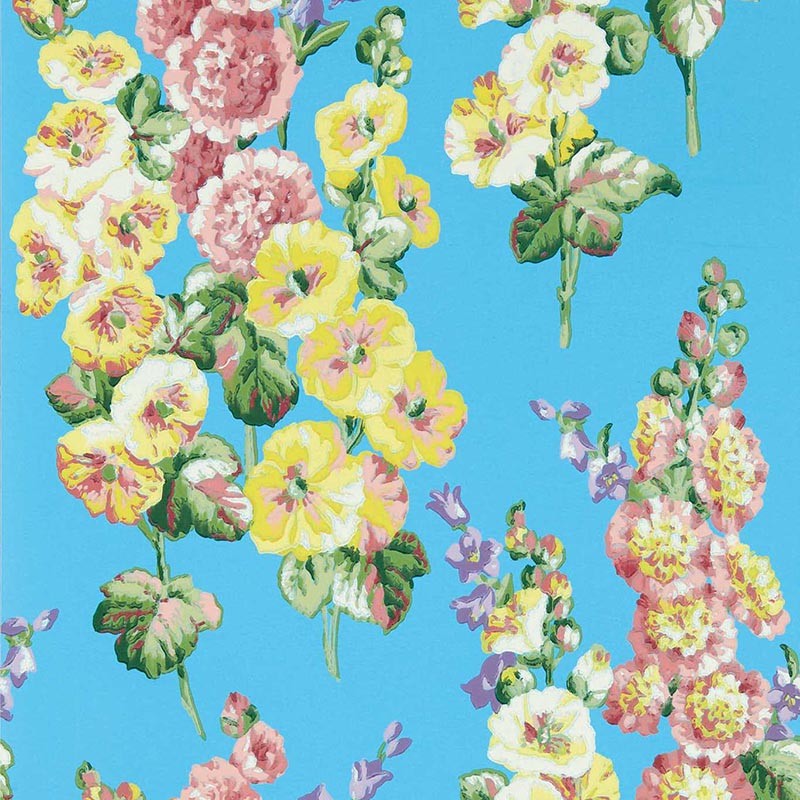 Papel pintado One Sixty Hollyhocks de Sanderson 217033