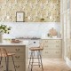 Papel pintado One Sixty Hollyhocks de Sanderson 217034