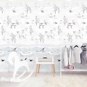 Sofie & Junar INK7652 White Eden Mural Infantil