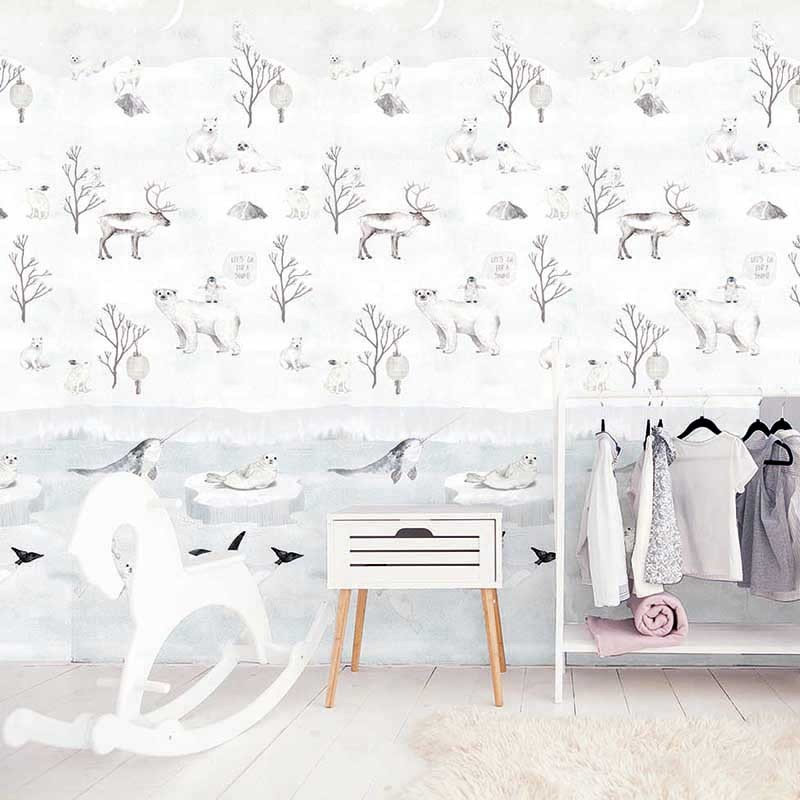 Mural infantil Iberostil Sofie & Junar White Eden INK7652