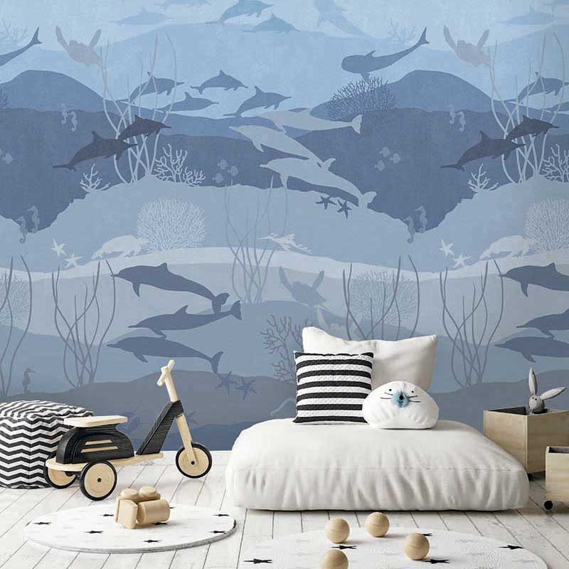 Mural infantil Iberostil Sofie & Junar Blue Eden INK7651