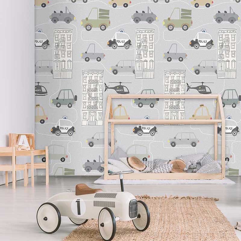 Mural infantil Iberostil Sofie & Junar Traffic INK7639