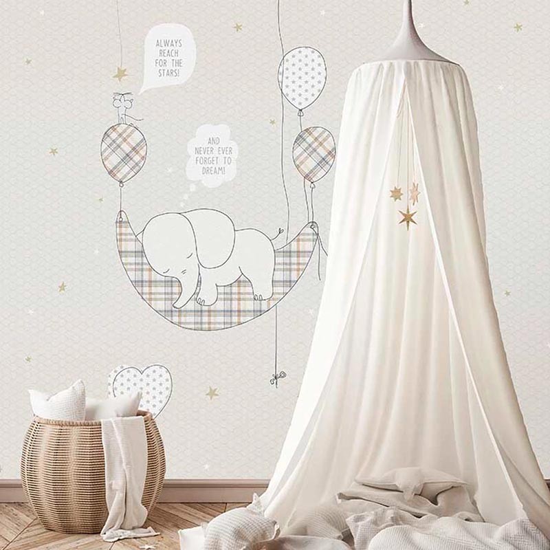 Mural infantil Iberostil Sofie & Junar Elephant in the Room INK7627