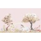 Mural Rebel Walls Dreamland Unicorn Dream Bubblegum R18182
