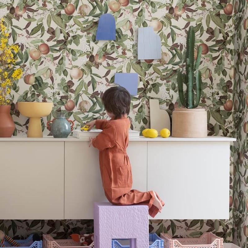 Papel Rebel Walls Dreamland Peach Valley Sand R17992