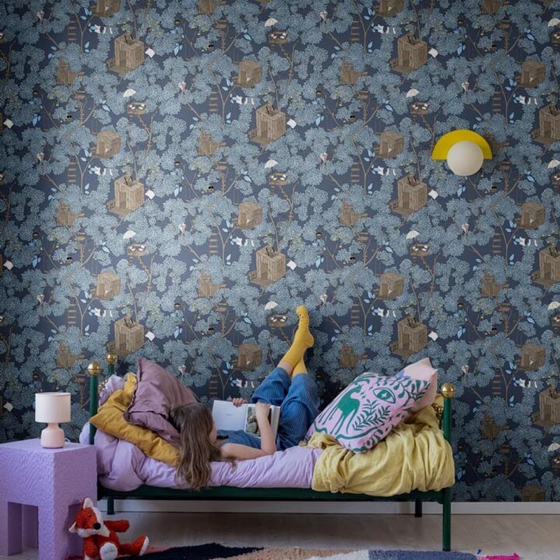 Papel Rebel Walls Dreamland Treehouse Night R18012