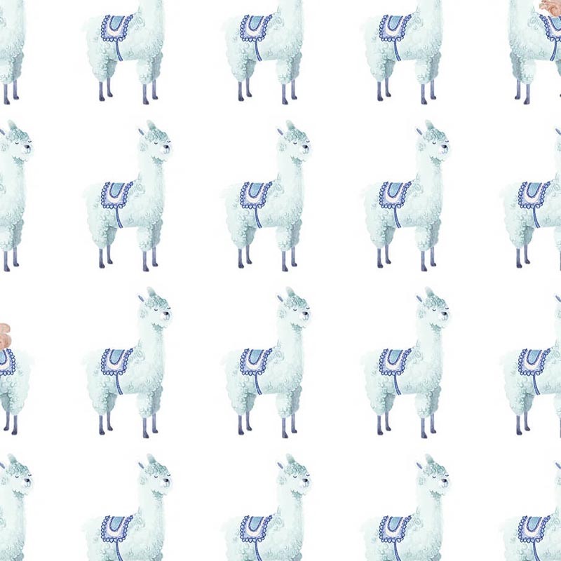 Papel Rebel Walls Dreamland Alpaca Rebel Sky R18132