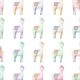 Papel Rebel Walls Dreamland Alpaca Rebel Rainbow R18133
