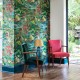 Papel pintado Osborne & Little Trebah Emerald W7685-01