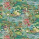Papel pintado Osborne & Little Trebah Emerald W7685-01