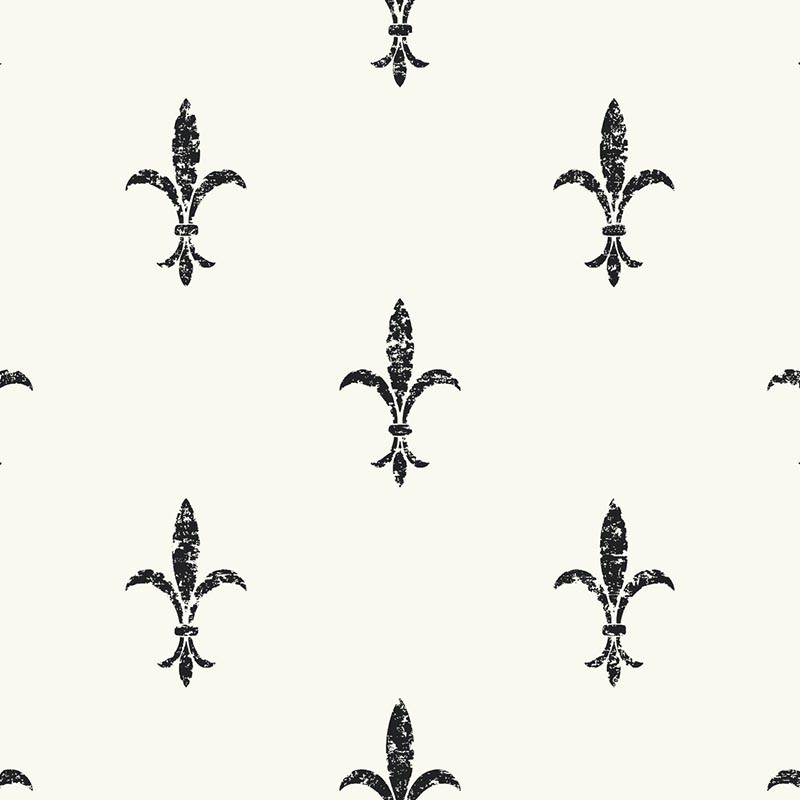 Papel pintado York Ronald Redding 24 Karat Fleur de Lis KT2193