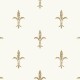 Papel pintado York Ronald Redding 24 Karat Fleur de Lis KT2192