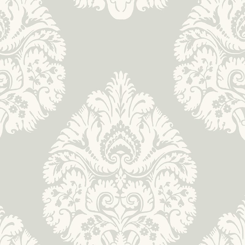 Papel pintado York Ronald Redding 24 Karat Teardrop Damask KT2145