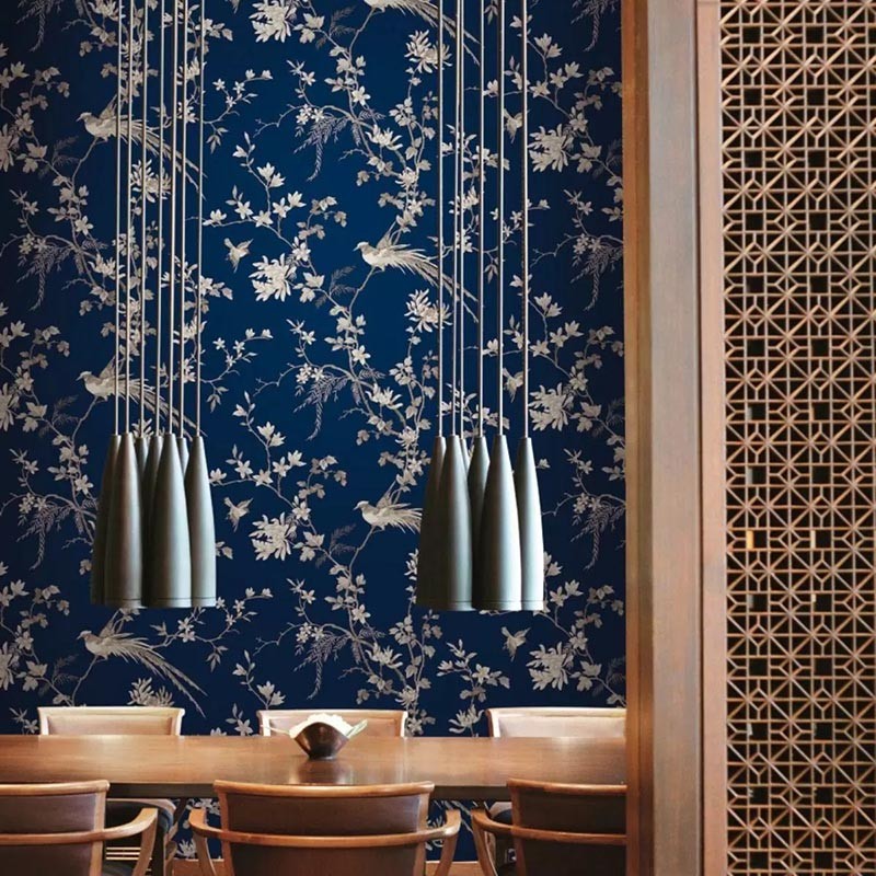 Papel pintado York Ronald Redding 24 Bird and Blossom KT2171