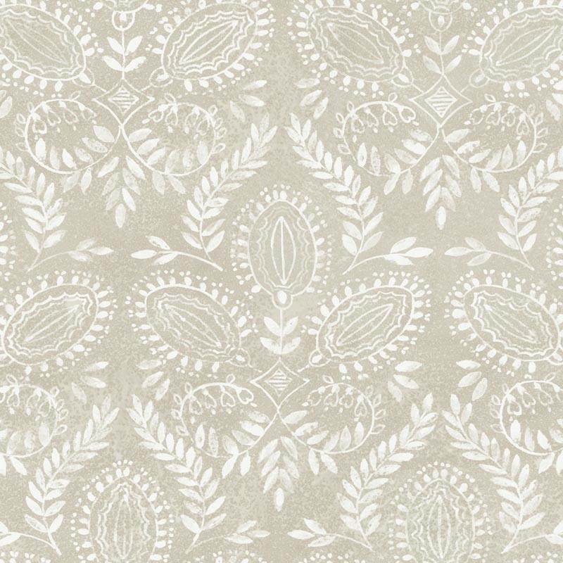 Papel pintado York del Catálogo Boho Luxe Laurel Damask BO6731