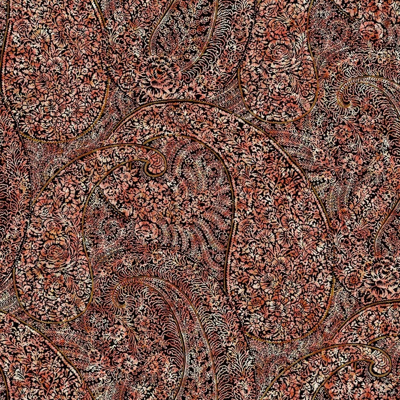 Papel pintado York del Catálogo Boho Luxe Kashmir Dreams Paisley BO6651