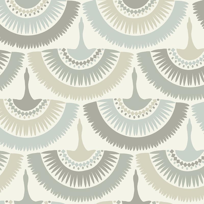 Papel pintado York del Catálogo Boho Luxe Feather & Fringe BO6643