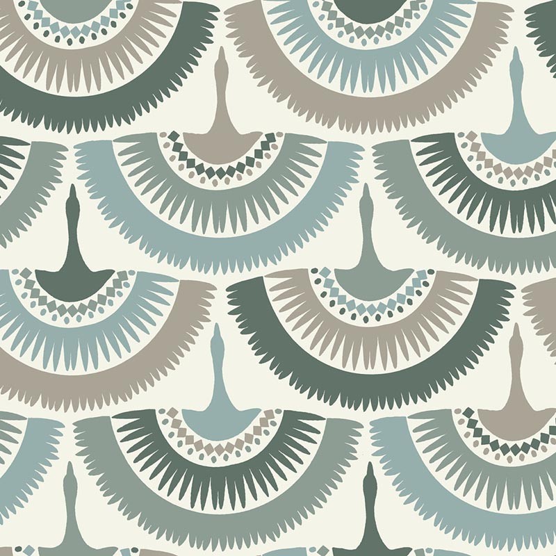 Papel pintado York del Catálogo Boho Luxe Feather & Fringe BO6644