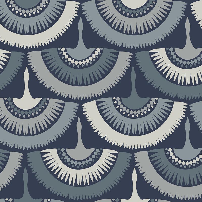 Papel pintado York del Catálogo Boho Luxe Feather & Fringe BO6642