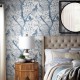 Papel pintado York del Catálogo Boho Luxe Peacock Block Print BO6634