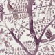 Papel pintado York del Catálogo Boho Luxe Peacock Block Print BO6631