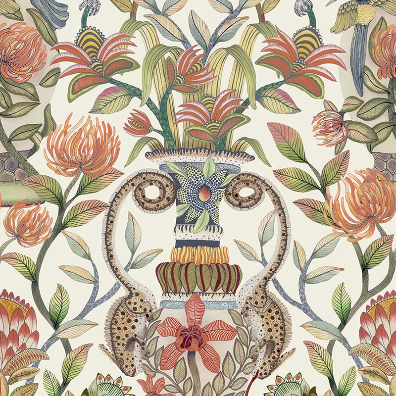 Papel pintado Cole & Son Ardmore Jabula Protea Garden Silk S119-10045